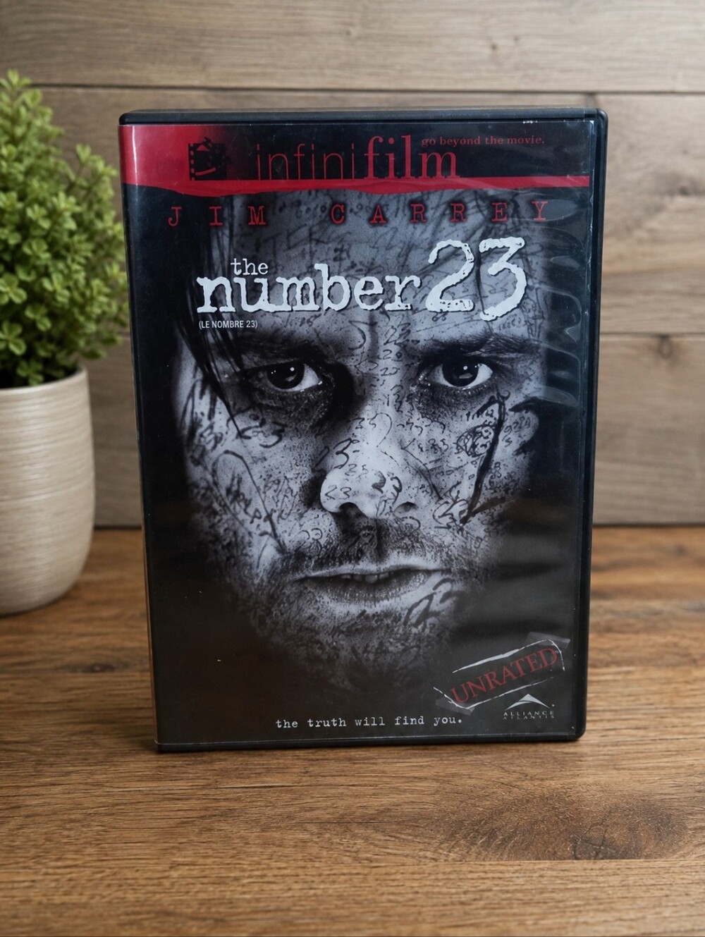 the number 23 infini film DVD Jim Carrrey